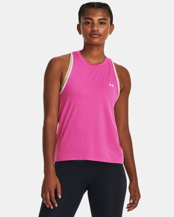 เสื้อกล้าม UA Knockout สำหรับผู้หญิง in Pink image number 0